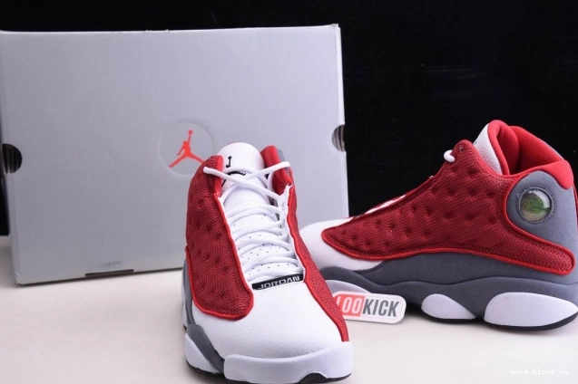 Jordan Grey 414571-600 13 Air Red Flint Gym Retro 0823